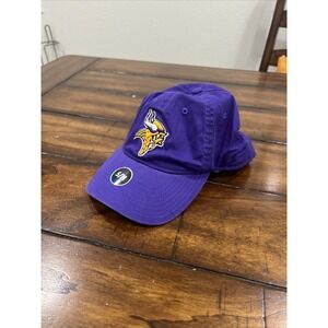 Minnesota Vikings NFL Football Team Apparel Logo Purple Hat Cap Size S/M